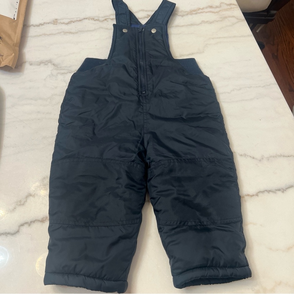 Gap Baby Snow Pants Bib Size 18-24 Months Navy Blue